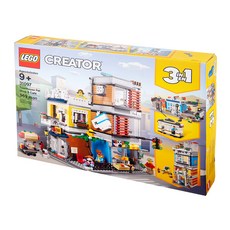 LEGO 樂高 寵物店與咖啡廳街區模型玩具 31097, 混合顏色