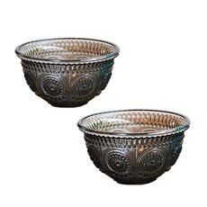 acacia home 黛安娜水果碗, 灰色, 2個