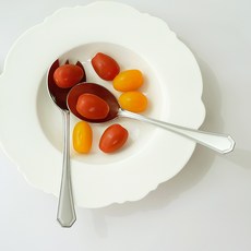 Table Art 韓國製 Form 沙拉公匙 + 叉子組, 單一顏色, 1套