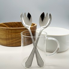 Table Art 韓國製造型沙拉分食叉, 單一顏色, 2個