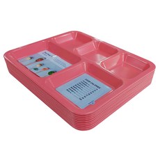 Koryeoc neweek 方形盤子 10p, 粉色的