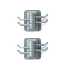 제이라이프 모던 회전 후크, 카키, 2개