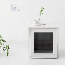 MARKET B FILMON 滑動收納櫃 HAM3939F, 白色松木貼皮, 1個