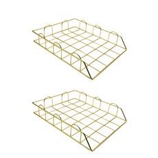 JCC層疊式金屬文件整理箱 2個, 金子, 第一階段
