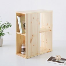 마켓비 LEGON 수납함 겸 테이블다리 70cm 소나무, 혼합색상, 2단