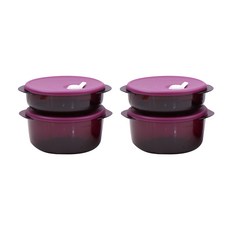 Tupperware 智能圓形餐盒, 淺紫色, 1套