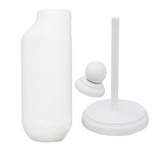 MADA 迷你展示架針織狗模型基本型, (Basic_White 套裝), 白色（頸帽、腳凳）+白色（人體模型）