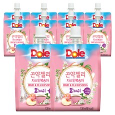 Dole 都樂 水蜜桃茉莉花茶果凍飲, 130ml, 10入