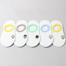 Modebebe 兒童冰淇淋船型襪5雙組