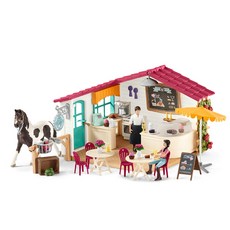 Schleich Riding Club Cafe 人偶套組 SL42519, 1組