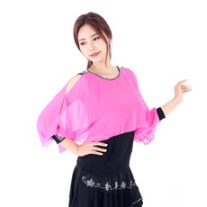 舞蹈T恤 LDT8700, 粉紅色