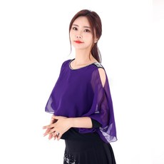 dancedome 舞蹈運動襯衫, 紫色