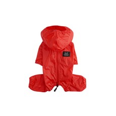 PUPPY ANGEL Air Coverall雨衣 PA-OW001, Red, 1個
