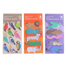 動物索引便利貼 版本1 鸚鵡 + 熱帶草原 + 森林動物組合, 1套