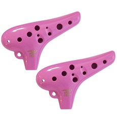 HDC YOUNG CHANG 中音陶笛, YO-12, 粉色, 2個