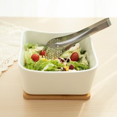 Luy & Tappel 沙拉碗 + 木質底座, 單一顏色, 1個