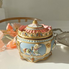 JINSIM DESIGN 凡爾賽復古音樂盒珠寶盒, 混色, 1組