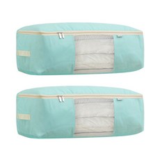 마켓피오 옥스포드 파스텔 이불정리함, 민트, 2개