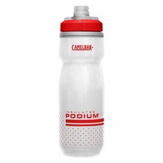 CAMELBAK Podium Chill 單車保溫水壺, 火紅白, 620毫升, 1個
