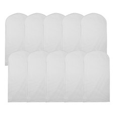 Market Pio 白色簡潔防塵衣物套 60 x 80 cm, 1入, 10個