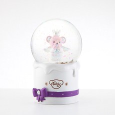 JARLL 天使泰迪熊心情水球音樂盒TB2019, 混色