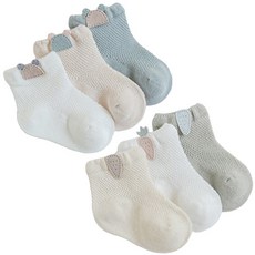 JOY MULTI 男款可愛網狀襪 6入