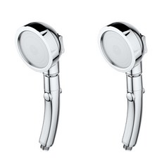 J's Home 3模式鍍鉻旋轉蓮蓬頭 JSH003, 2個