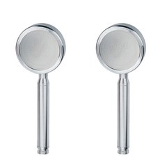 鋁製蓮蓬頭, 2支, 銀色(JSH008)