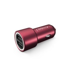 레드빈 퀵차지3.0 듀얼 차량용 시거잭 고속충전기, C1Q3, 버건디레드