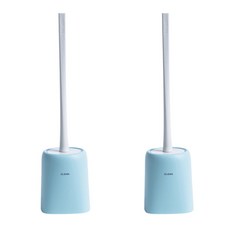 Winprice 清潔矽膠馬桶刷, 薄荷綠, 2個