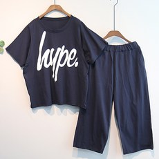 iyaan 孕婦英文字樣短袖T恤+長褲