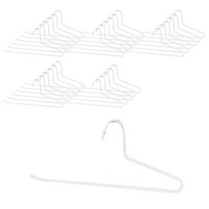 Market De Bon 防滑裙褲衣架, 白色, 30個