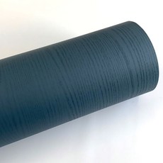 HYUNDAE sheet 素色木紋粉彩漆木壁貼 HPW-709, 深藍色, 50 x 750 cm