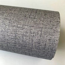 HYUNDAE sheet 素色壓花織物托斯卡納壁貼 GP-562, 灰色, 50 x 1000 公分