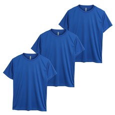 베이직플러스 스포츠 냉감 통기성 소프트쿨 라운드티 3p