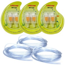 LEECOM 回流防止器橙色 2p + 空氣軟管 2m, 3套