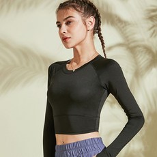 Naya Style 女式長袖瑜伽 T恤 A-910-2