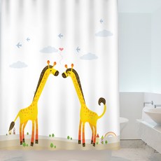 長頸鹿之戀浴簾 180 x 180 cm, 1個