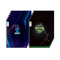 ibis 國小生纖薄窄格日記本 男生款 11385, 10個, 速度, 足球
