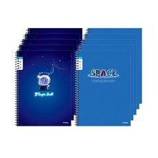 ibis 國小生纖薄日記本 窄格 男生款, 10個, 魔術球, 太空