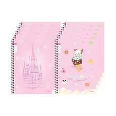 ibis 國小纖細窄格日記本 女 11386, 10個, 夢想城堡, 冰淇淋