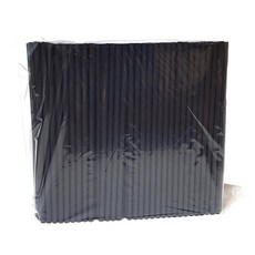 Eco&Green PLA彎曲吸管 黑色, 500件, 1個