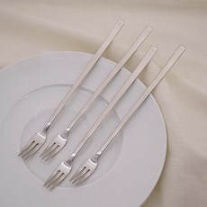 Table Art 加長水果叉, 單色, 4個