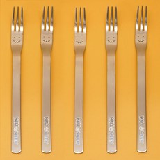 餐桌藝術萬聖節茶叉, 單色, 5個