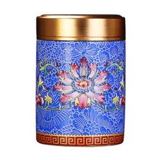 Gihyeon琺瑯菜陶瓷密封型茶罐 小, 藍色, 1個
