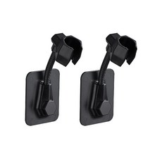 Jelife移動式淋浴架, 黑色, 2個