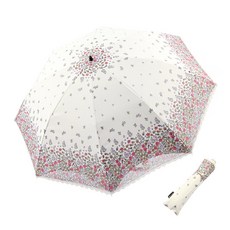 Pierre Cardin PARIS 小花園網紗折疊陽傘 PI2018