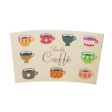 MV Pack杯架可愛咖啡廳 280~360ml, 1個, 1000件