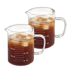Masipirenze耐熱玻璃量杯 2入, 單色, 350毫升
