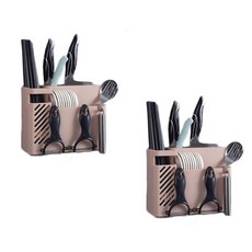 ANTS 素色廚具置物架 2入, 粉色的